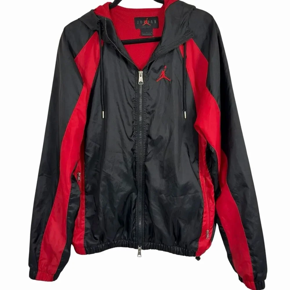 Air Jordan Flight Essential Woven Nylon Jacket DJ9828-010 Medium